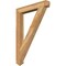 Ekena Millwork Traditional Arts & Crafts Rough Sawn Bracket, Western Red Cedar, 4"W x 30"D x 42"H BKT04X30X42TRA03RWR - alternate 1